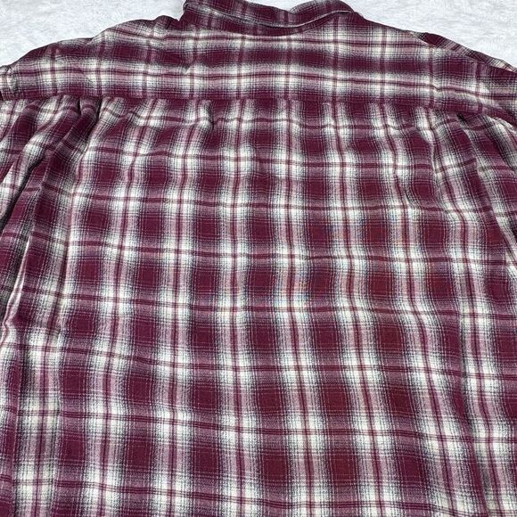 Thornton Bay 100% Rayon Plaid Button Up XL Shirt Vintage Style - Picture 6 of 8